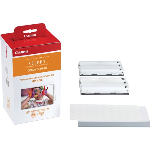 Canon RP-108IN ink paper set for Selphy Printer 003